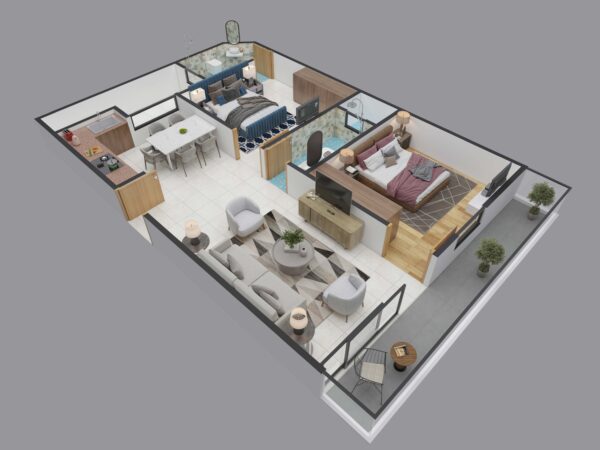 Driga Residency- 2BHK Flats - Image 5